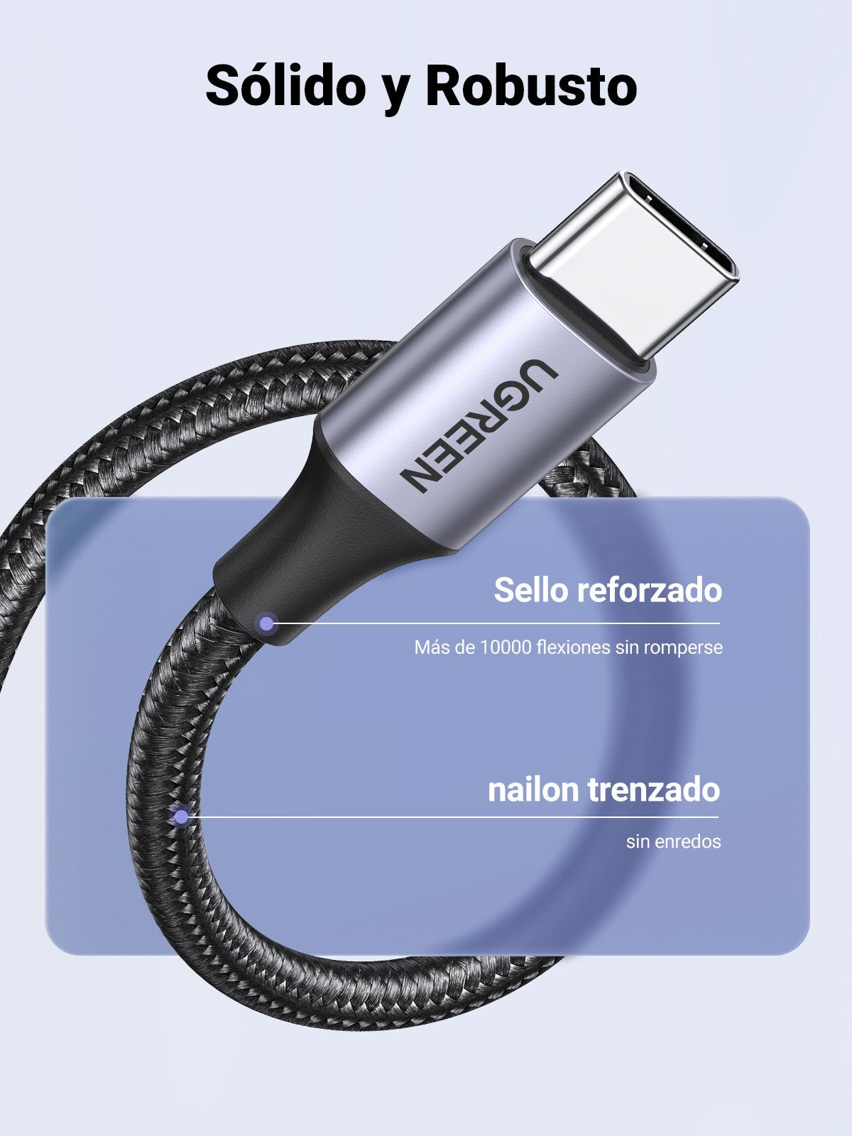EAN 6957303861262 - Ugreen 60126 cable USB 1 m USB C USB A Negro, Gris imagen 5