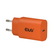 EAN 8719214473426 - CLUB3D CAC-3023 cargador de dispositivo móvil Smartphone, Universal Naranja Corriente alterna Carga rápid imagen 1