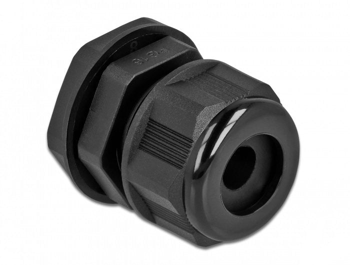 Delock Cableverschraubung Pg16 Für Rundcable Schwarz 2 Stück