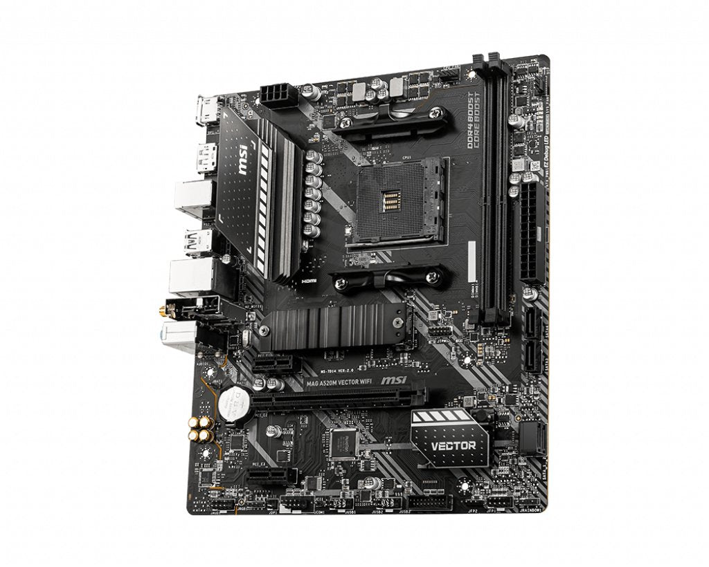 Placa Base Msi A520m Vector Wifi Am4 Matx 2xddr4