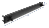 19? 1 He Blindpanel Abs Kunststoff Mit Einrastfunktion (Snap-In) Schwarz