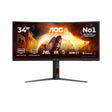 EAN 4038986612692 - AOC G4 CU34G4Z pantalla para PC 86,4 cm (34") 3440 x 1440 Pixeles Wide Quad HD LED Negro, Rojo imagen 1