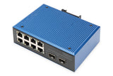 EAN 4016032490272 - Digitus DN-651147 switch No administrado Fast Ethernet (10/100) Energía sobre Ethernet (PoE) Negro, Azul imagen 1