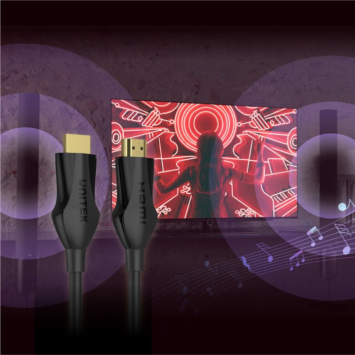 Unitek Cable Hdmi 2.1 8k, 4k@120hz, 3m C11060bk-3m