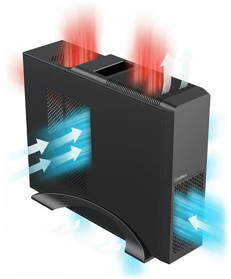 EAN 8436624420634 - CoolBox PC micro ATX T313 Slim Perfil bajo (Slimline) Negro imagen 6