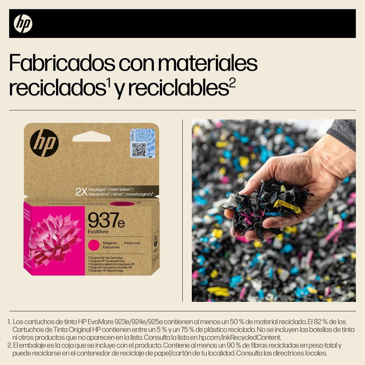 Hp 937e Magenta Cartucho De Tinta Original - 4s6w7ne