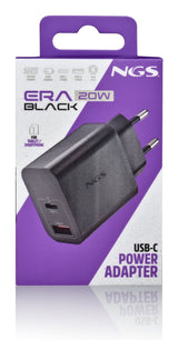 Cargador De Pared Gan Ngs Era 20w 1xusb Tipo-C 1xusb 20w