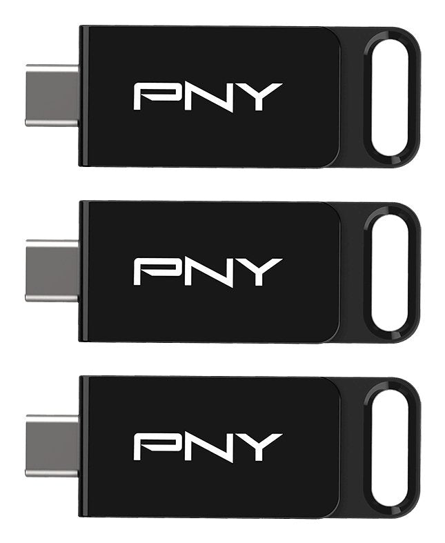 Usb-Mick 128gb Pny Elite Usb 3.2 Type-C Retail 3-Pack