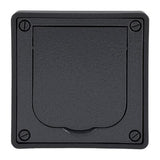 Busch Jaeger 1705 U-101 Gehäuse Up (Kunststoff) Klappdeckel Hammerschlag Grau