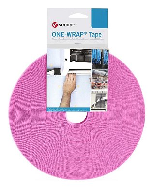 Velcro® One Wrap® Klettband 25m Y 50 Mm Breit Rosa