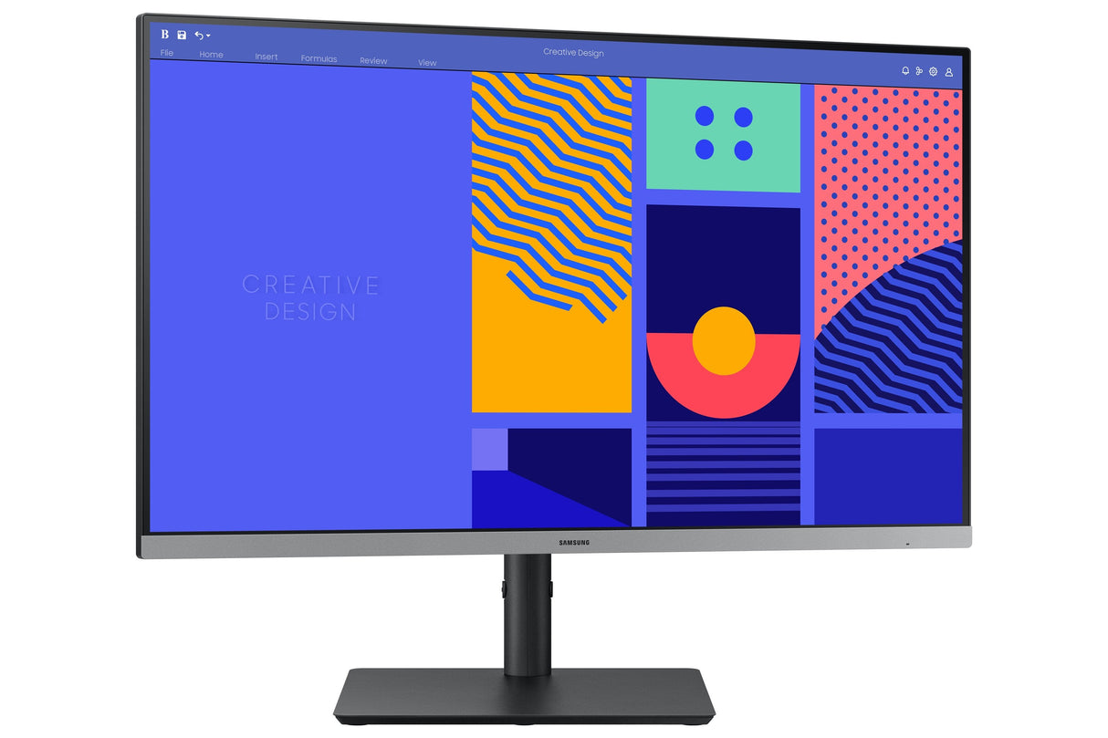 Monitor Samsung S27c432 27" 16:9 1920x1080 Ips 4ms Has Swivel Pivot Analog Hdmi Dp Usb Hub Vesa Dp+Hdmi Cable In The Box
