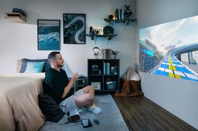 Viewsonic M10 Rgb Laser Projector 1080p 1920x1080 2200al 3000000:1 Contrast Cinema Supercolor+ Technology 3d Compatible