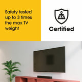 Soporte De Pared Vogel'S Ma3000-C1 Negro  Para Tv De 32" A 65"