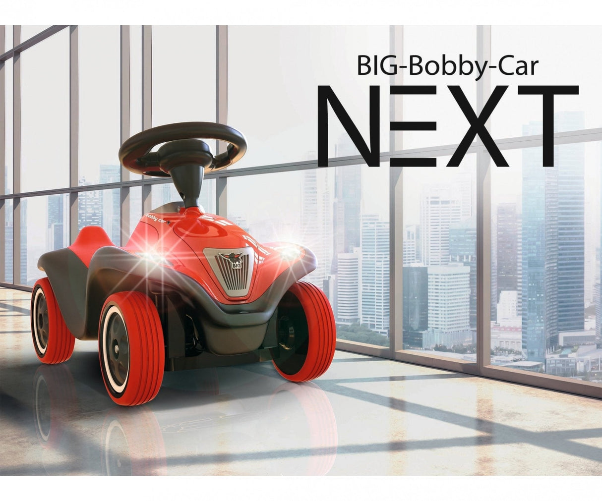 Big Bobby-Car Next, Correpasillos Rojo / Antracita