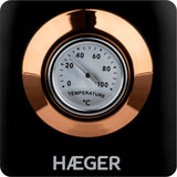 Hervidora Haeger Art Deco Black