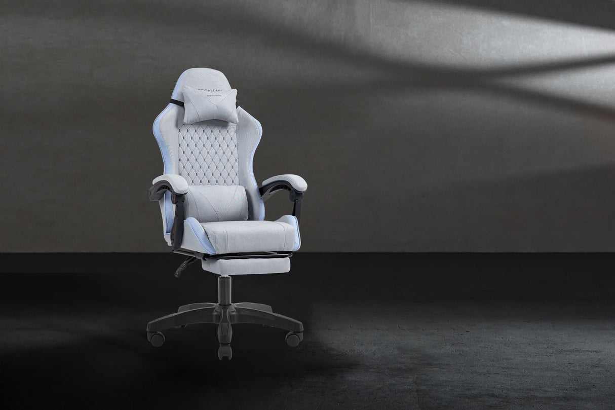EAN 8435693112969 - Mars Gaming MGCXFSBL silla para videojuegos Silla para videojuegos de PC Asiento acolchado Azul, Gris imagen 10