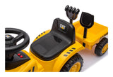 Jamara Rutscher Caterpillar Traktor Con Anhänger 2in1 Amarillo
