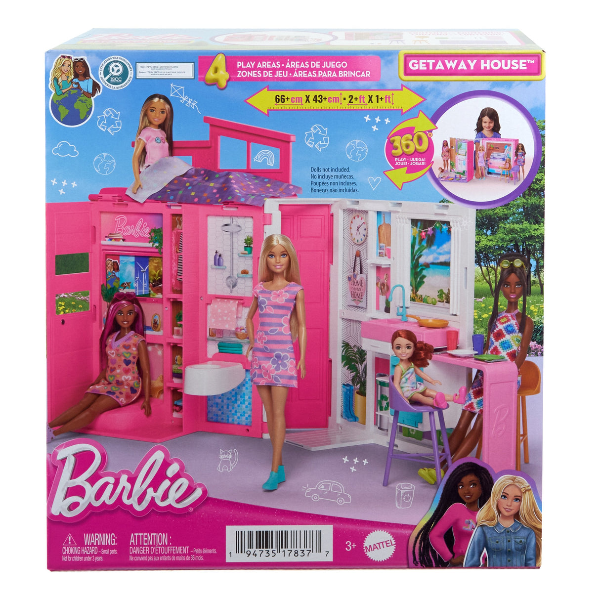 Domek Dla Lalek Barbie Przytulny Domek Z Wyposazeniem