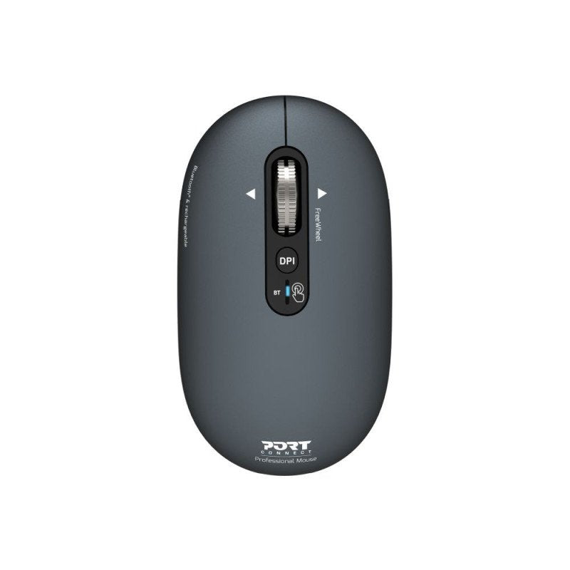 Port Connect Wireless & Bluetooth Rechargeable Pure Mac Mouse, Shadow