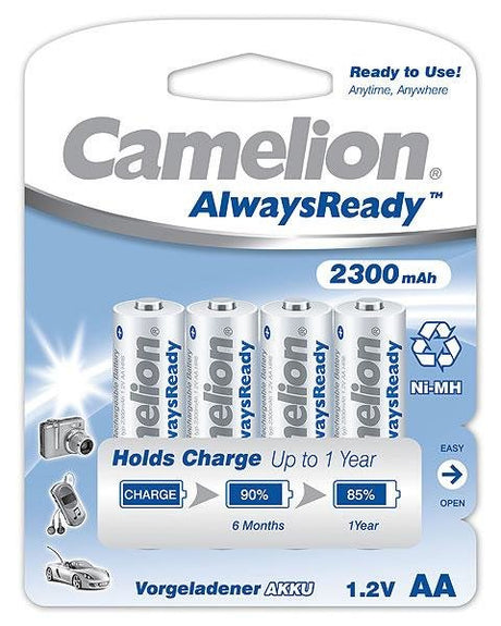 EAN 4260033154040 - Camelion NH-AA2300ARBP4 Batería recargable AA Níquel-metal hidruro (NiMH) imagen 1