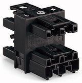 Wago 770-607 3-Fach-Verteiler, 3-Polig,Kod. A,Schwarz