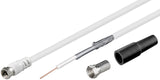 100 Db Coax Antenna Cable Kit, 30 M - 2 X Shielded Lnb Conne