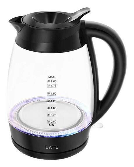 EAN 5907512875537 - Lafe Essential XL tetera eléctrica 2 L 2200 W Negro, Transparente imagen 2