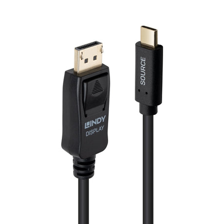EAN 4002888435024 - Lindy 43502 adaptador de cable de vídeo 3 m USB Tipo C DisplayPort Negro imagen 1