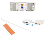 Logilink Keystone Jack Cat.6a Stp Dust Cap Type 14.4mm 22-26 Awg, 24 Pieces