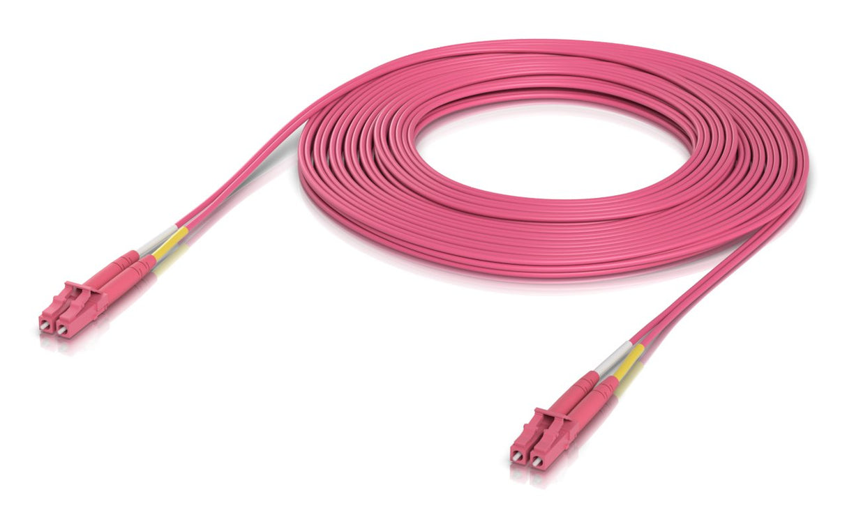 Ubiquiti Uacc-Ofc-M2-Lulu-10m Cable De Conexi&Oacute N De Fibra Multimodo Om4 De 10 Metros Para Interior Con Conectores D&Uacute Plex Lc Upc.