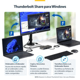 EAN 0065030925709 - StarTech.com 303UE-TB5-HUB hub de interfaz Thunderbolt 5 80 Mbit/s Gris imagen 13