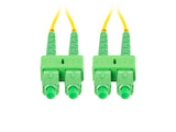 Cable Fibra Óptica 15m Lanberg Mono Sc/Apc-Sc/Apc Duplex G657a1 Lszh Amarillo