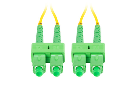 EAN 5901969430929 - Lanberg FO-SASA-SD11-0010-YE Cable de fibra óptica e InfiniBand 1 m SC Verde, Amarillo imagen 3