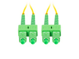 Cable Fibra Óptica 5m Lanberg Mono Sc/Apc-Sc/Apc Duplex G657a1 Lszh Amarillo