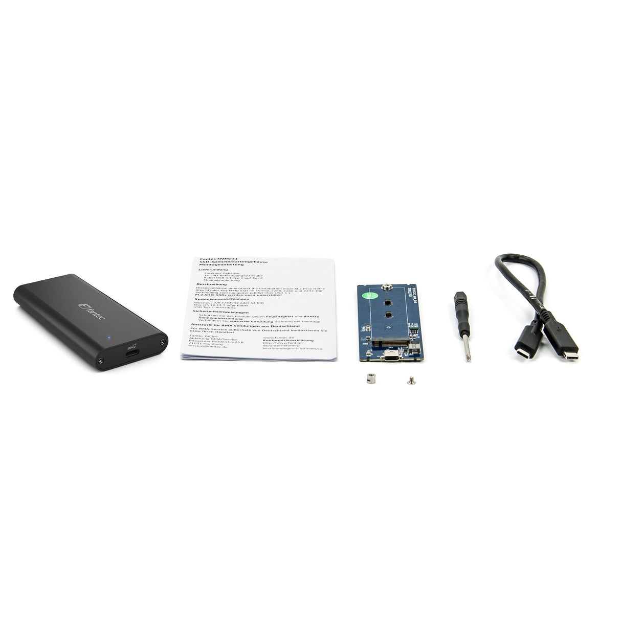 EAN 4250273421712 - Fantec NVMe31 Caja externa para unidad de estado sólido (SSD) Negro M.2 imagen 3