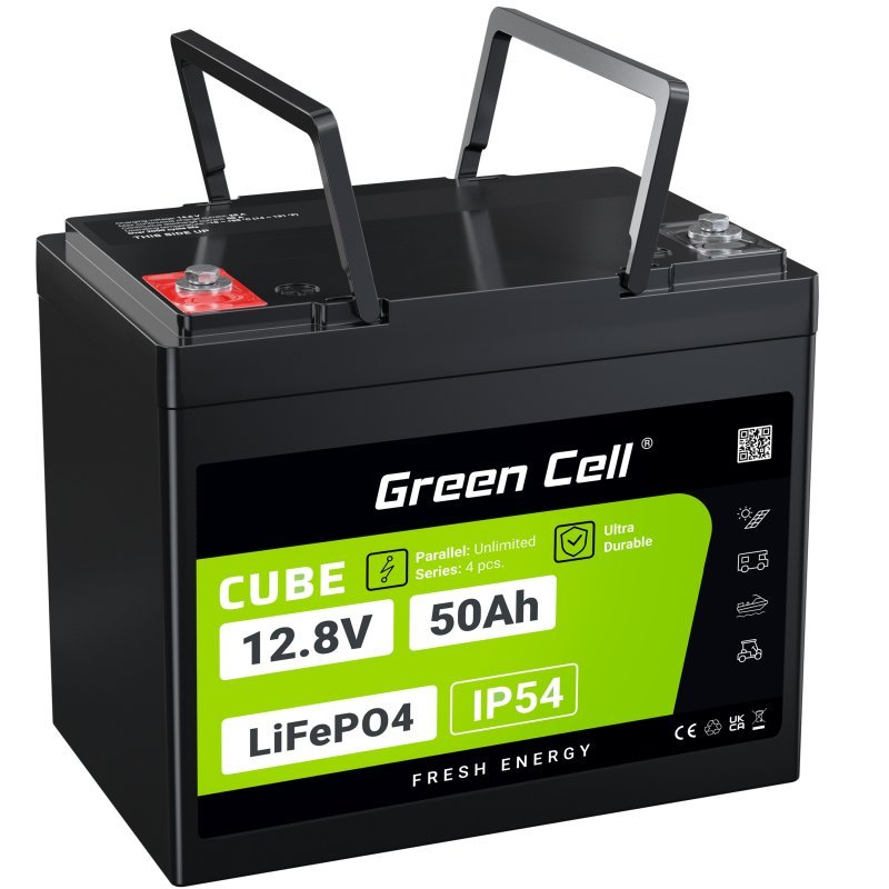 EAN 5904326374867 - Green Cell LFPGC12V50AH batería para sistema ups Fosfato de hierro-litio (LiFePo4) 12 V 50 Ah imagen 1