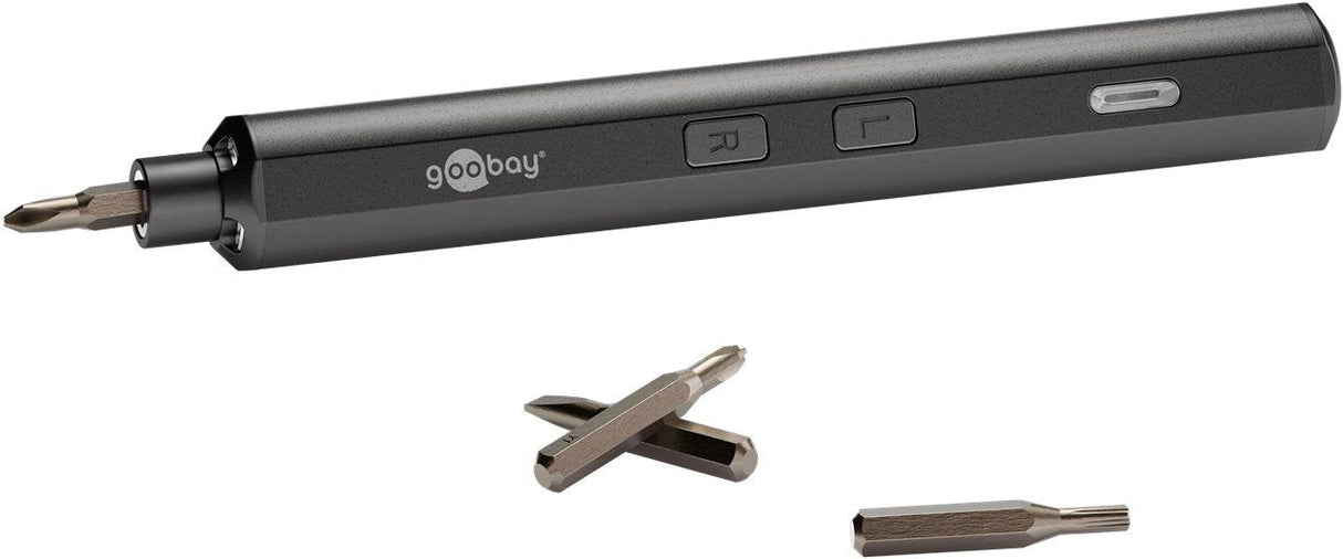 Goobay 77838 Destornillador Eléctrico Y Llave De Impacto Negro