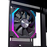 Caja Pc Micro-Atx Semitorre Einarex Sm300 Rgb C-Templado Negra Excs-Sm-300r-B