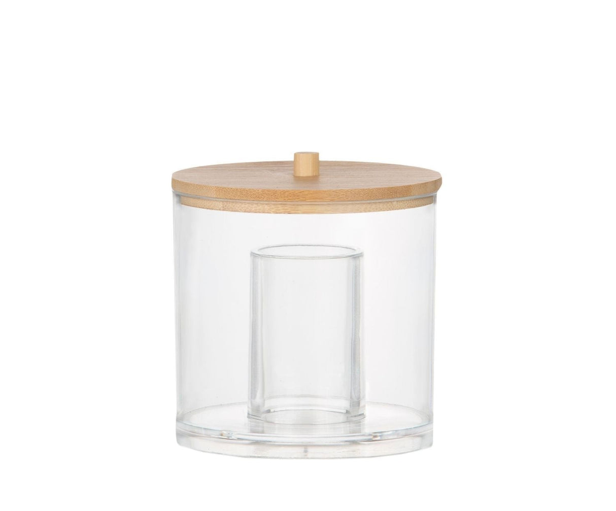 Bote De Baño Organizador Acrílico Ø9x9cm Ba72111 Andrea House