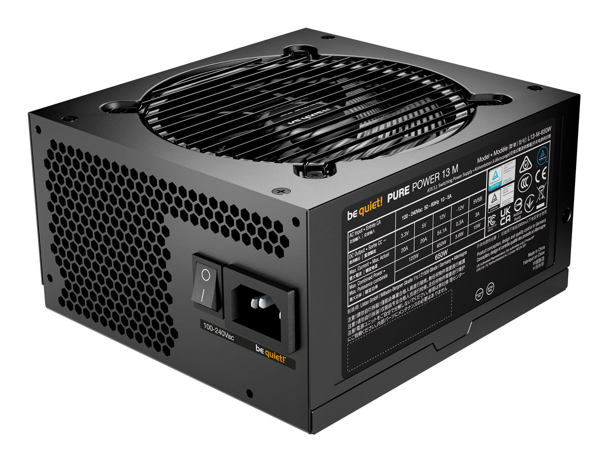 EAN 4260052192177 - be quiet! Pure Power 13 M | 650W unidad de fuente de alimentación 20+4 pin ATX ATX Negro imagen 3