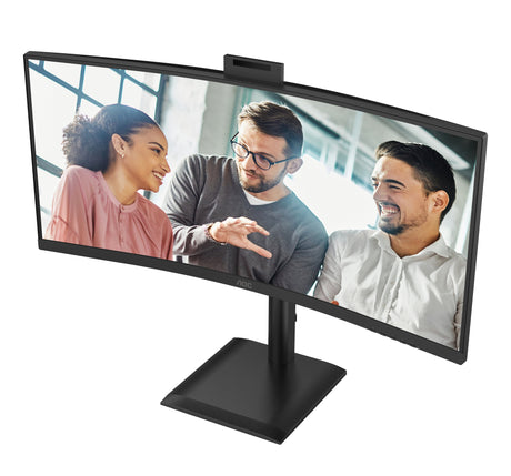 EAN 4038986112963 - AOC E4 CU34E4CW pantalla para PC 86,4 cm (34") 3440 x 1440 Pixeles UltraWide Quad HD LED Negro imagen 10