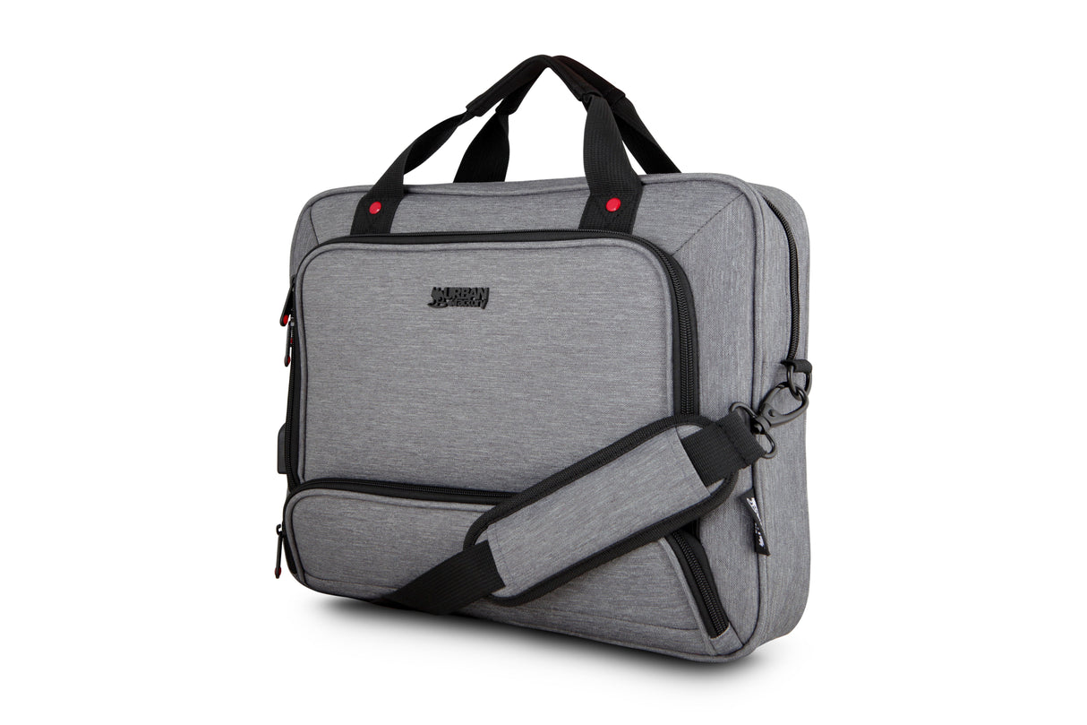 EAN 3760170859743 - Urban Factory Mixee 39,6 cm (15.6") Maletín Gris, Rosa imagen 2