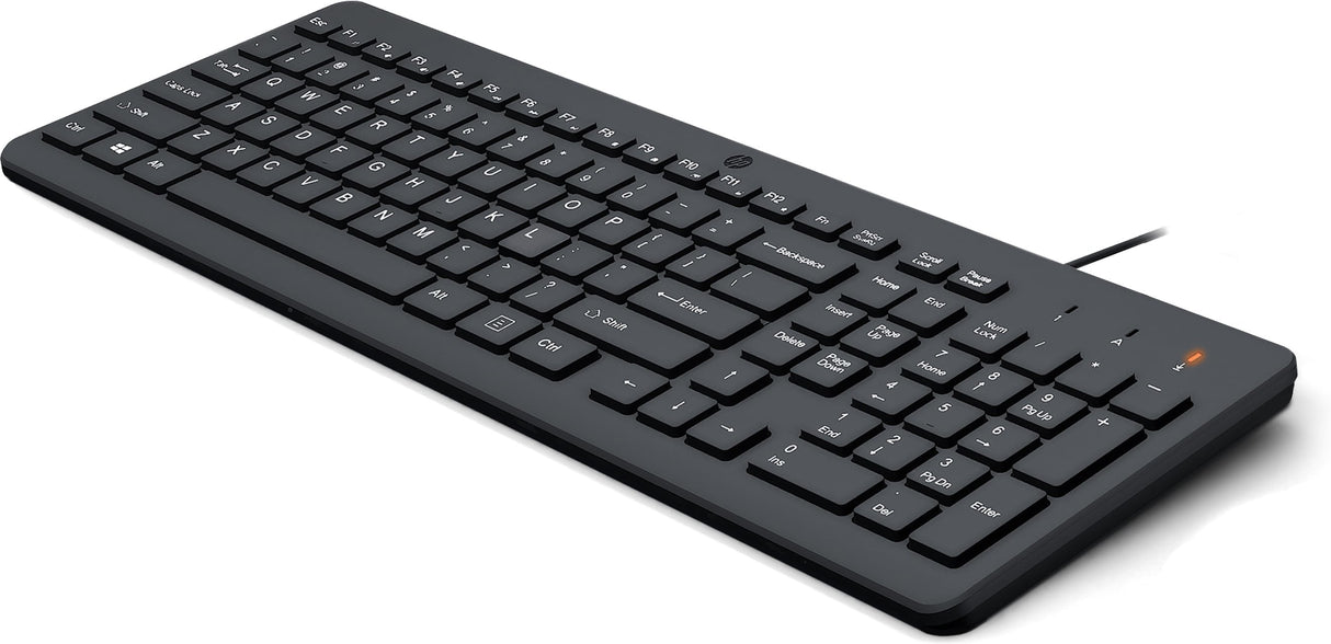 Teclado Con Cable Hp 150, Diseño De, Negro 664r5aa#Abd