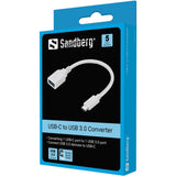EAN 5705730136054 - Sandberg 136-05 cable USB USB 3.2 Gen 1 (3.1 Gen 1) 0,1 m USB C USB A Blanco imagen 2