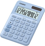 Casio Calculadora De Oficina Sobremesa Azul Claro 12 Dígitos Ms-20uc