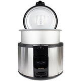 Cuckoo Sr-4600 Olla Arrocera Profesional Para Catering Acero Inoxidable 4600ml, 26 Porciones