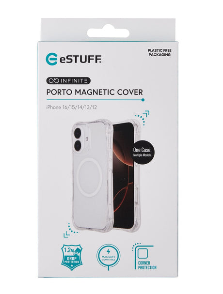 EAN 5715328303065 - eSTUFF INFINITE (GRS) PORTO iPhone 12 - iPhone 16 Clear Magnetic Cover funda para teléfono móvil Transpar imagen 9
