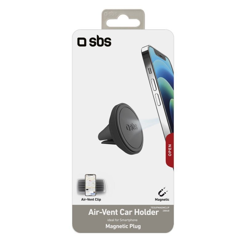 Sbs Magnetische Lüftungsschlitz-Universalhalterung, Schwarz