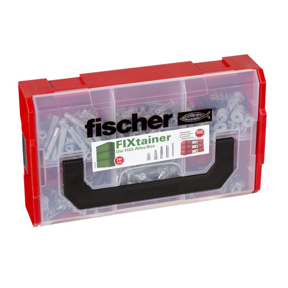 Fischer Fixtainer - Caja Tacos Gris Claro, 240 Unidades 532893