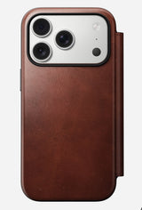Nomad Modern Leather Folio Iphone 17 Pro Olde Dublin H.